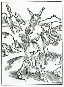 Of Hym that Nought Can and Nought Wyll Lerne, and Syth Moche, Lytell Berynge Away (illustration from Alexander Barclay